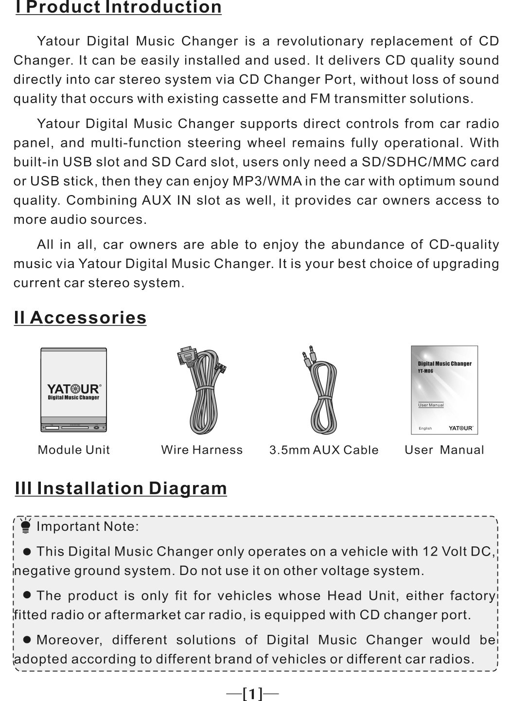 Yatour M06 Digital Music Changer For Alpine AI-NET IDA/TDA/CDA-78XX Series Radio