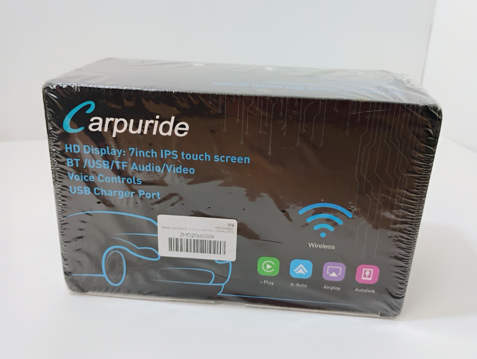 Carpuride Wireless Car Stereo 7 Inch HD IPS Touch Screen Car Radio SEALED