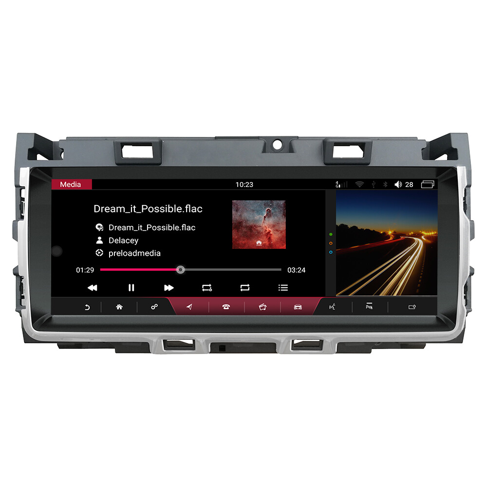10.25″HD Car Video Player for Jaguar XF XFL 2016 2017 2018 GPS Carplay SWC DSP