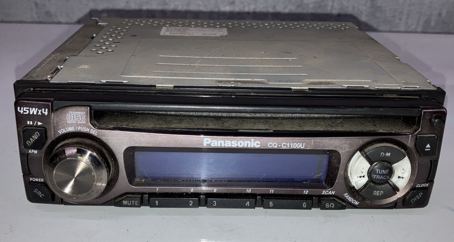PANASONIC CD Player Receiver CQ-C1001U Mosfet 4 Channel 180 Watt 4×45