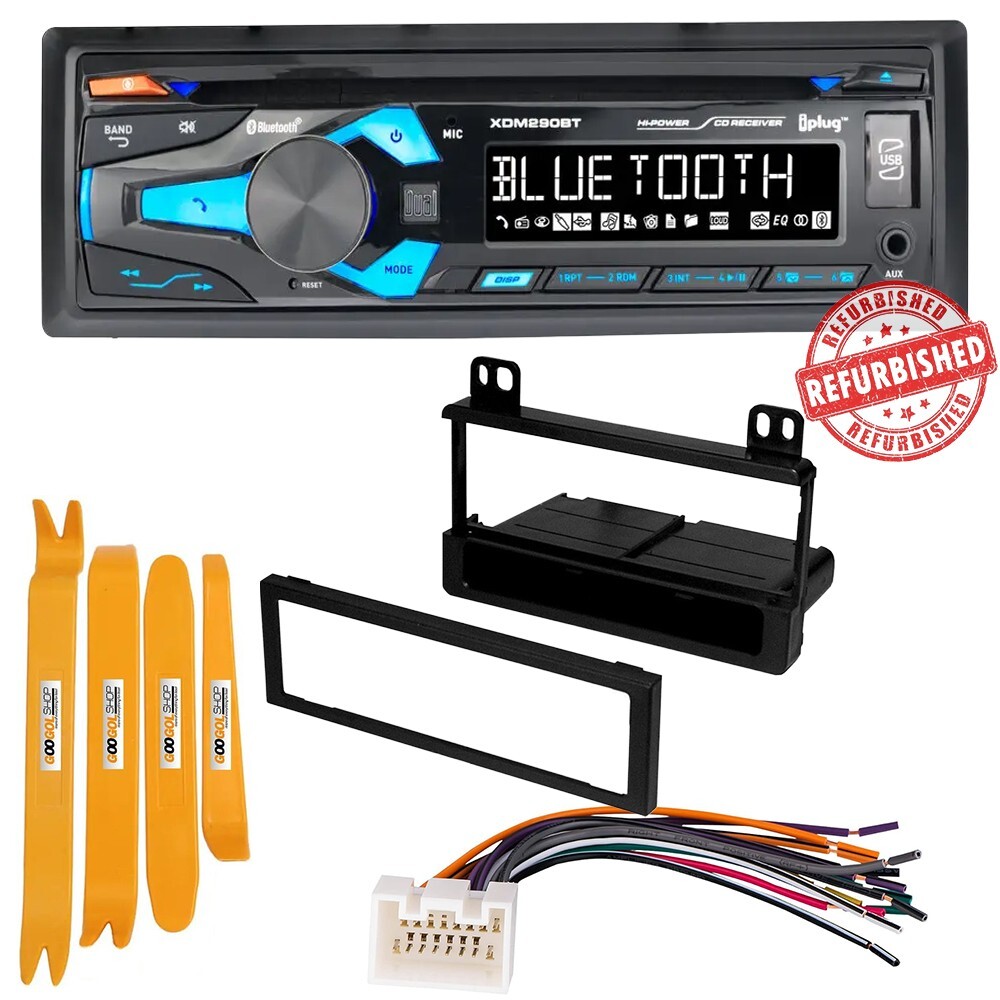Dual XDM290BT Car Stereo CD Receiver AM/FM Radio for 2001-2004 Ford Mustang