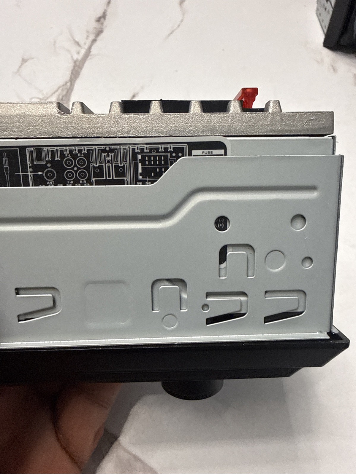 Open Box BOSS 616UAB Single DIN Bluetooth Car Stereo No Harness Cables Or Remote