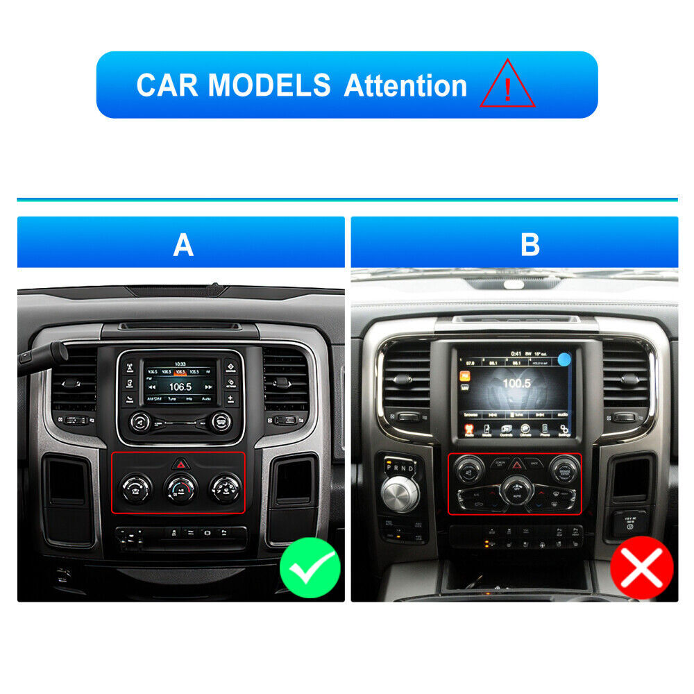 For 2013-2018 Dodge Ram 1500 2500 3500 Car Stereo Radio GPS Carplay Android 15