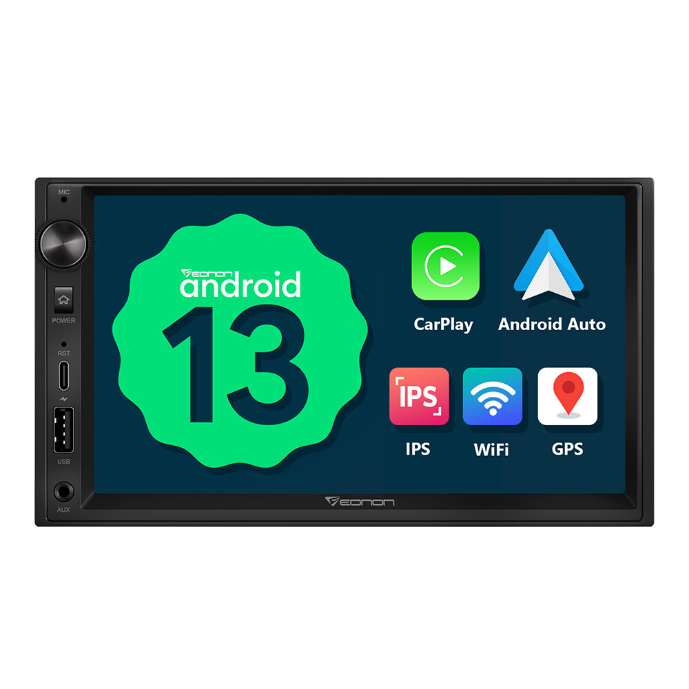 Eonon UA13 Android 13 7″ IPS Double 2 Din Car Stereo Radio Bluetooth CarPlay GPS