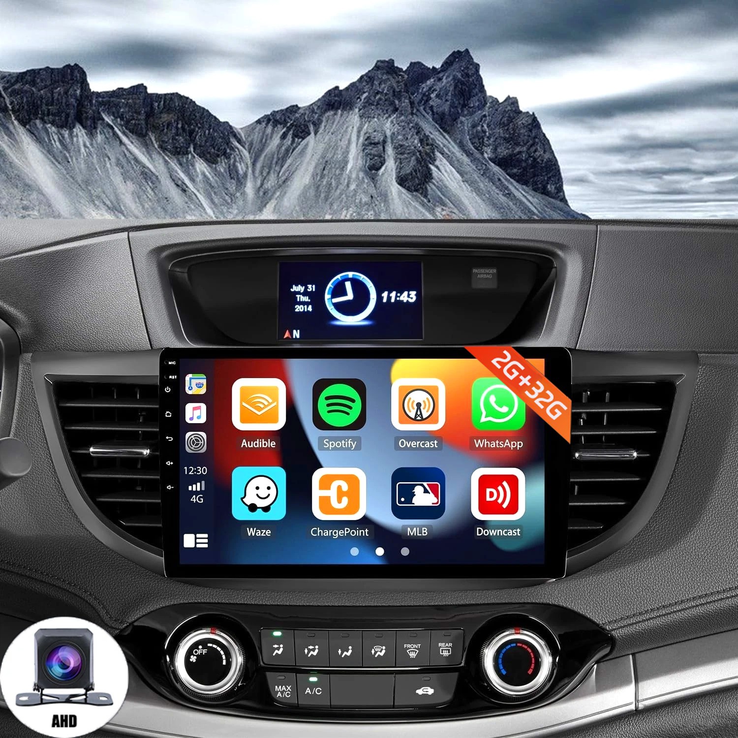 10.1″Para 2012-2016 Honda CRV Apple Carplay Android 13 Car Stereo Radio GPS NAVI