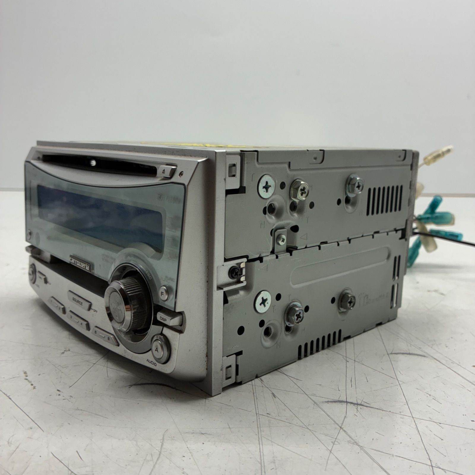 Tested Pioneer Carrozzeria 2DIN FH-P055MD Car Audio CD MD Equalizer DSP