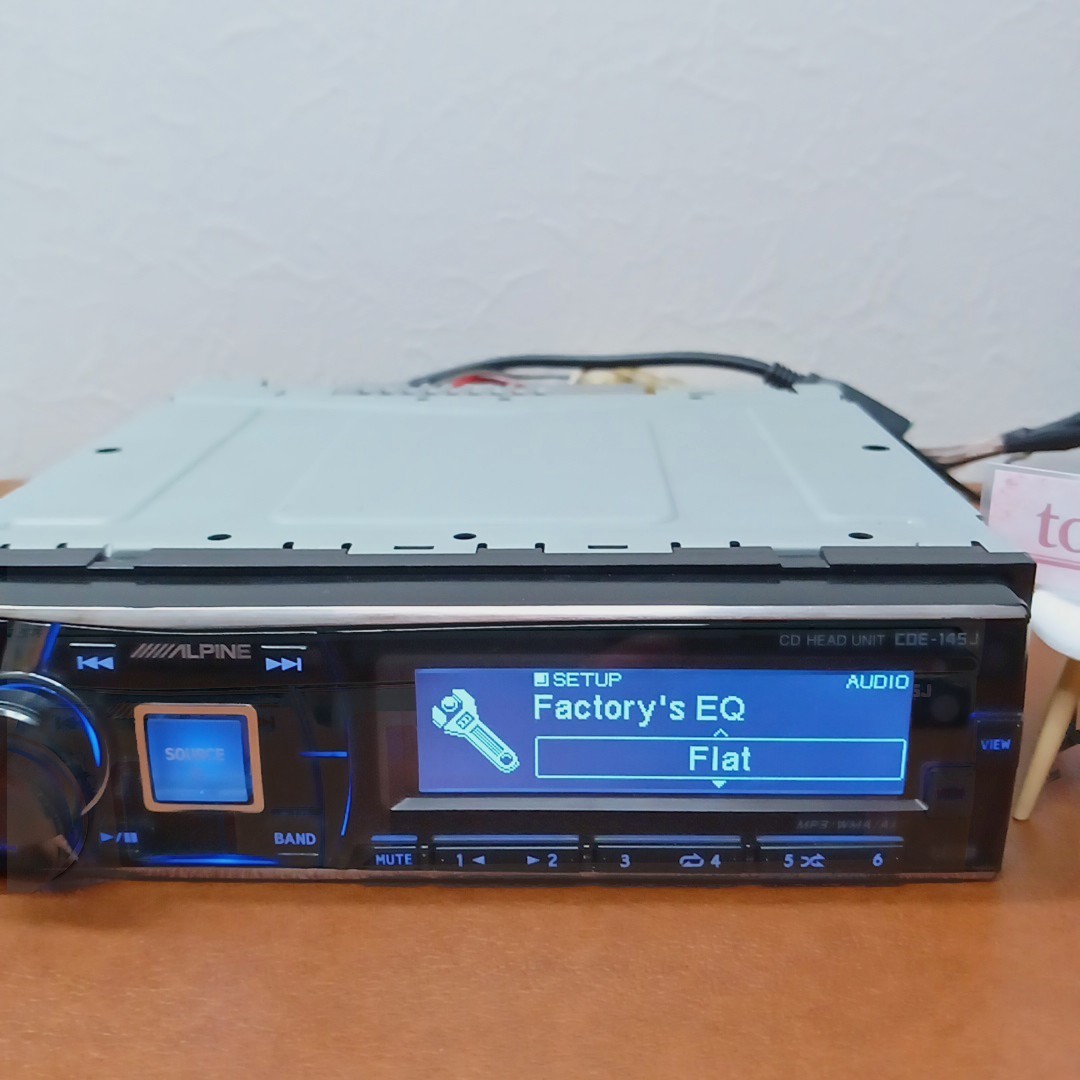 Alpine CDE-145J CD Player Car Audio – Operation Confirmed