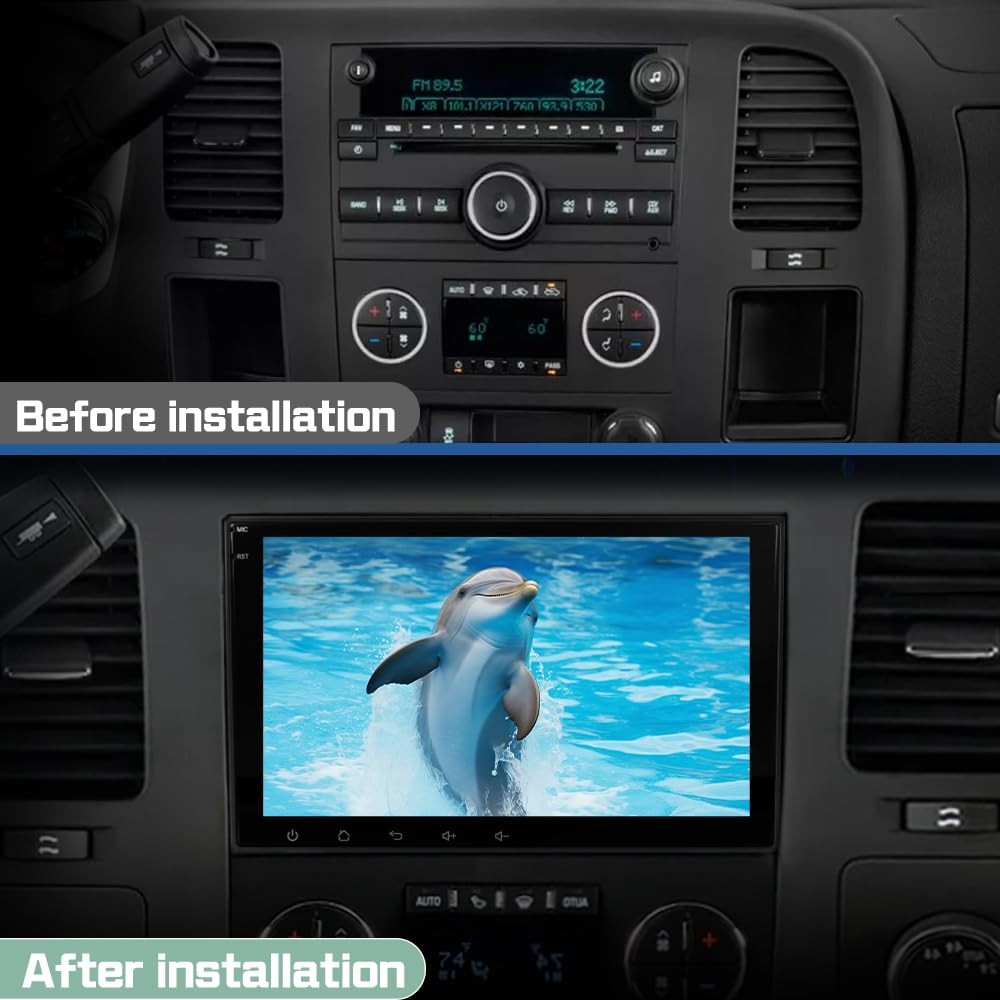 Junsun 4Core Car Radio Stereo for Chevy Silverado Tahoe GMC Sierra Yukon 2007…