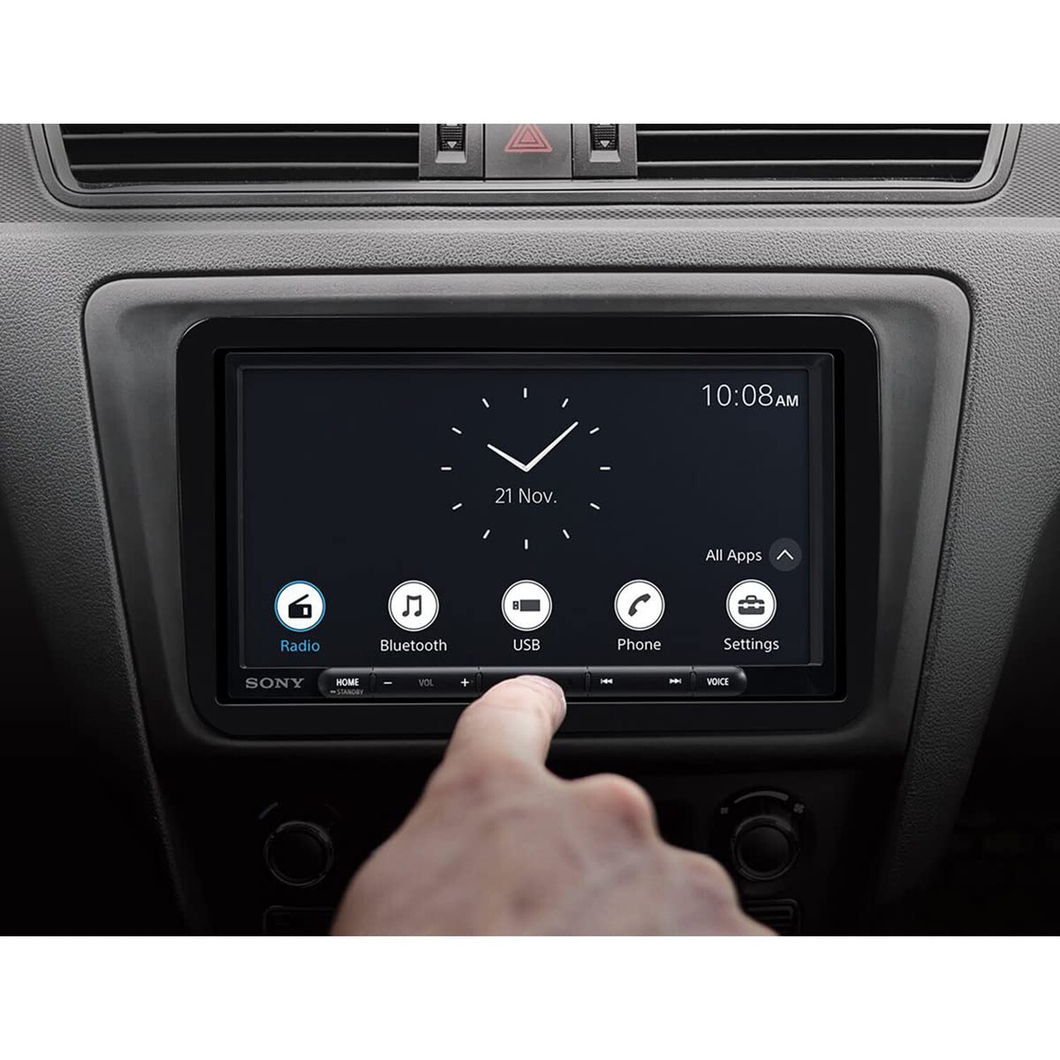 Sony XAV-AX4000 7″ AM FM Bluetooth Car Stereo | Wireless Car Play & Android Auto