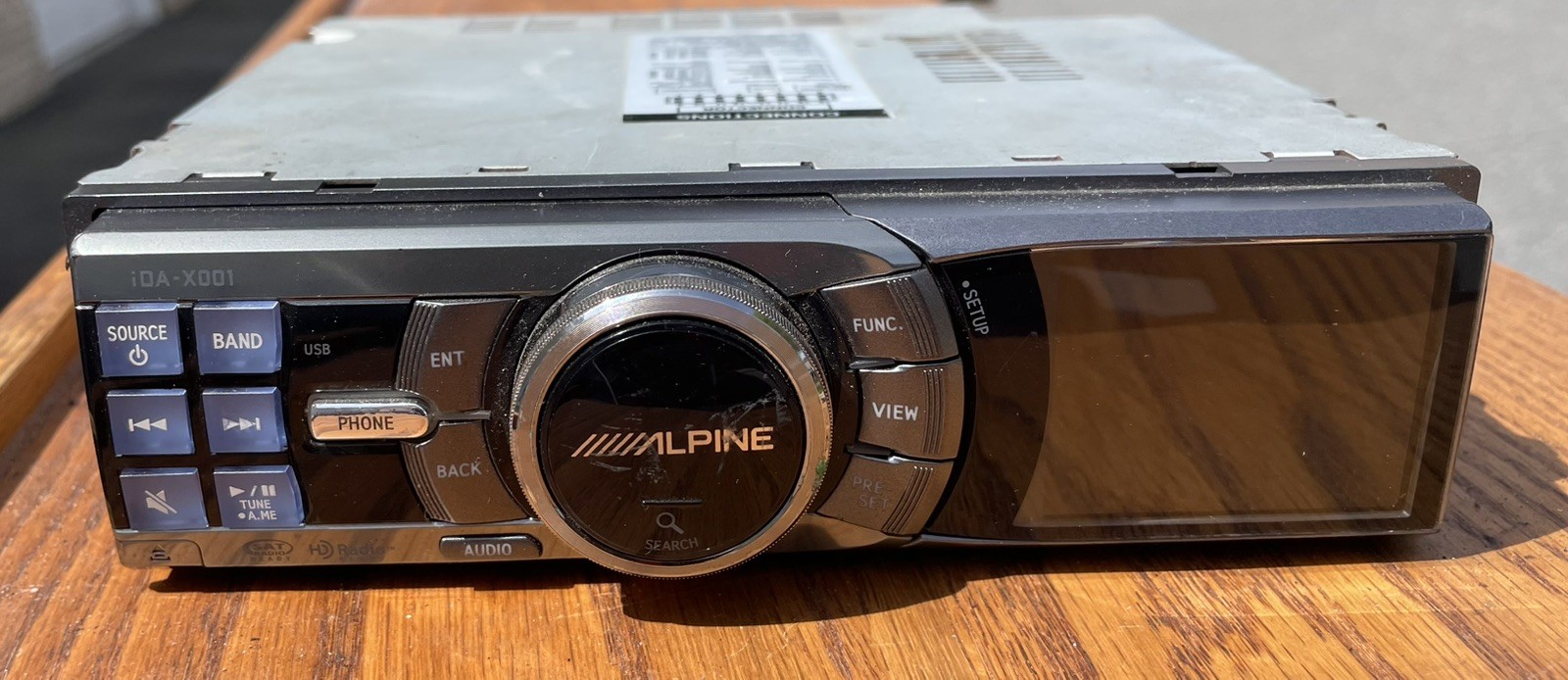 Alpine iDA-X001 Stereo 18 Watts RMS USB Aux No Remote