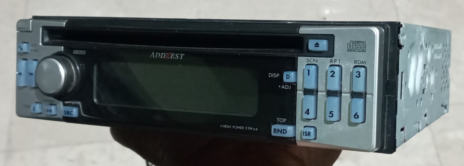 Clarion Addzest DB355 CD Player Receiver single din classic Car Audio JDM Rare