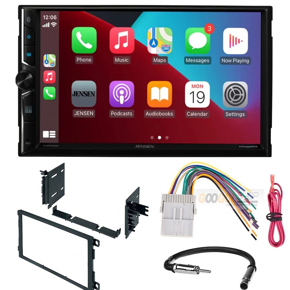 Jensen CAR714MW 7″ Touchscreen Bluetooth car stereo for 2003-2006 GMC Sierra