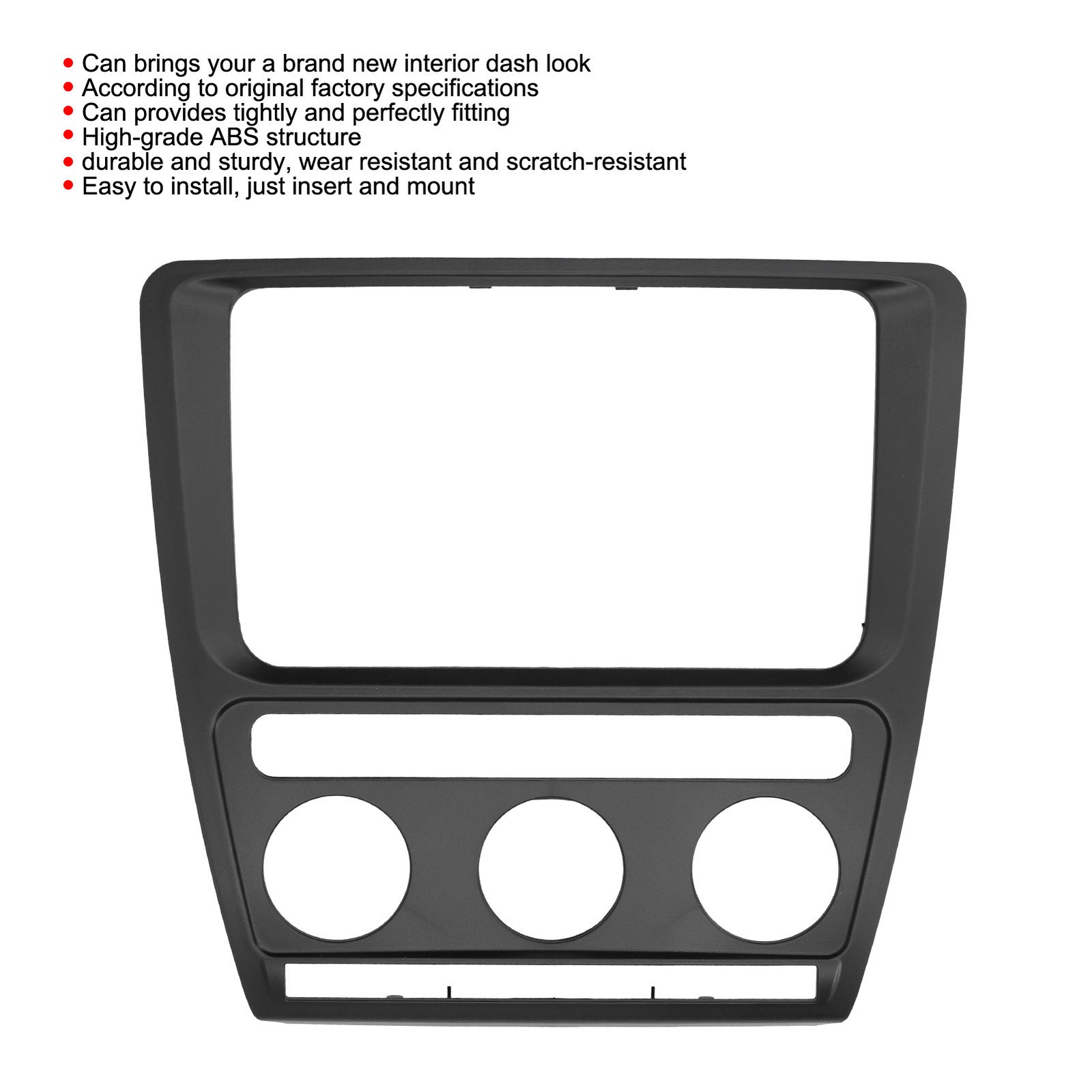 2 Din Stereo Trim For 2004‑2010 Dash Upgrade EBKG