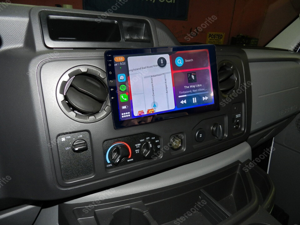 10″ For 2009-2014 Ford E-350 Super Duty Carplay Android 13 Car Stereo Radio GPS