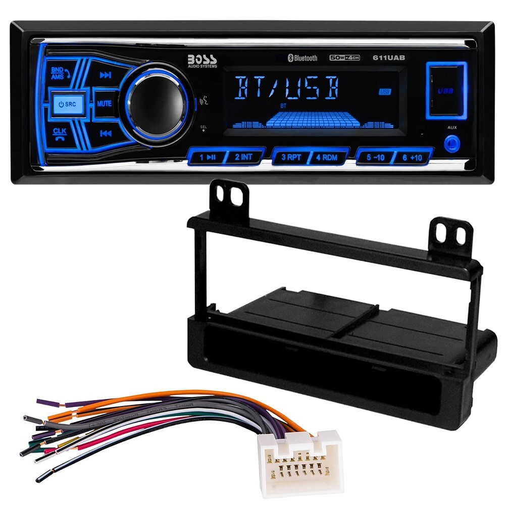 Boss 611UAB Bluetooth MP3 Car Stereo AM/FM Radio & kit for 1999-2003 Ford F150