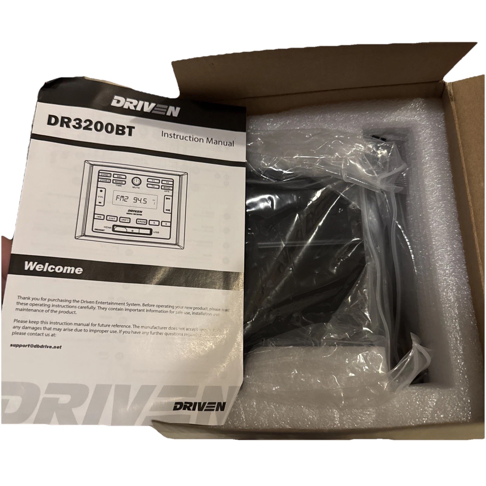 DR3200BT Driven Electronics Entertainment System AM/FM/MP3/HDMI RV Camper