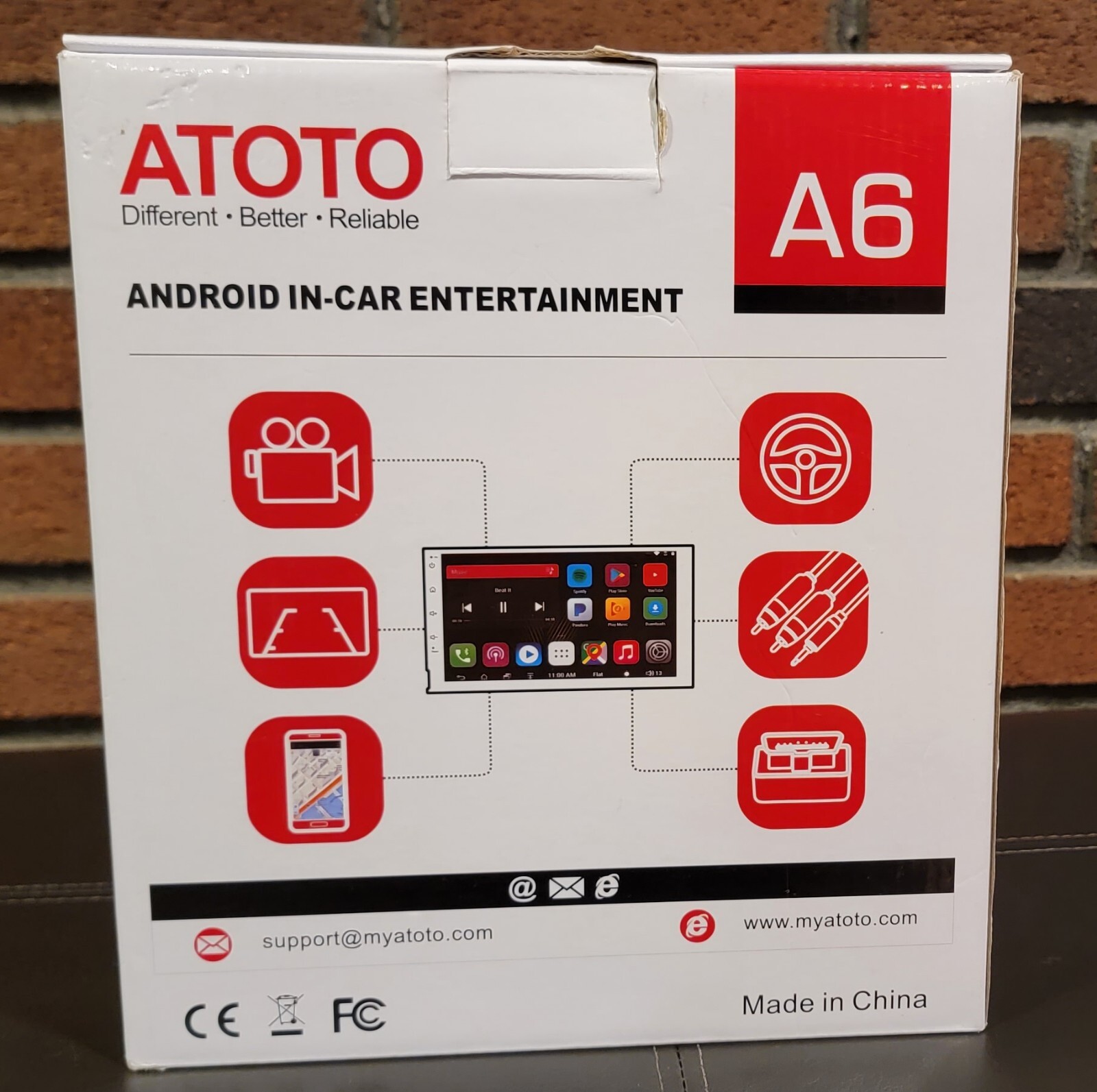 Atoto A6 UNIVERSAL STANDARD 1GB/16GB Car Entertainment