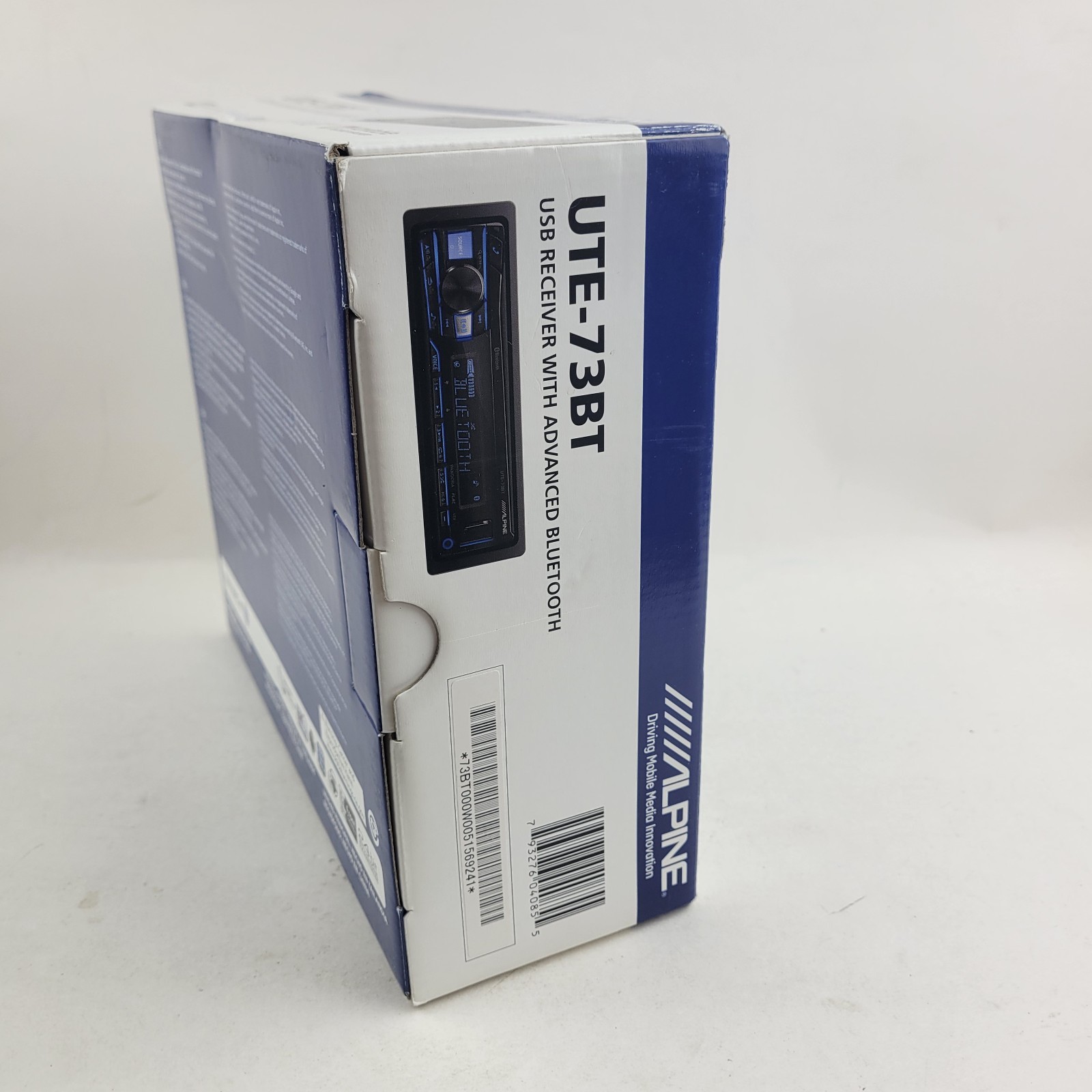 Alpine UTE-73BT Mech-less Digital Media Receiver with BT Wireless Technology New