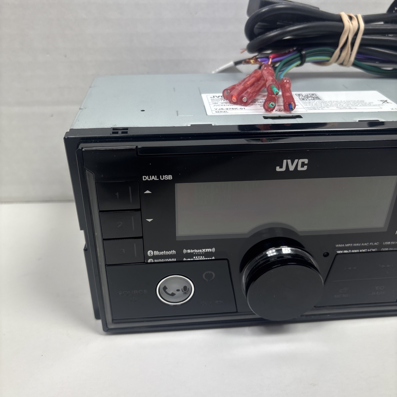 JVC KW-X855BTS 2-DIN Receiver Bluetooth SiriusXM Dual USB 13-Band EQ | Tested