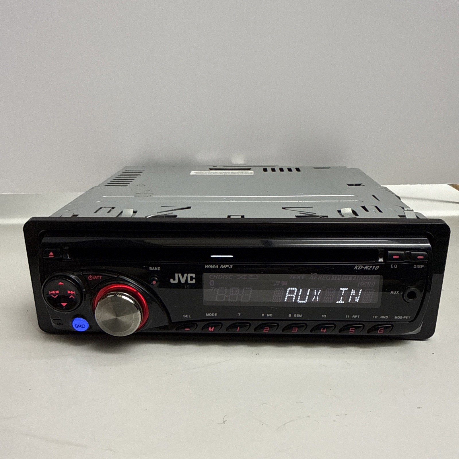 JVC KD-R210 Detachable Face Car Radio MP3 CD Receiver Player Aux Tested Working