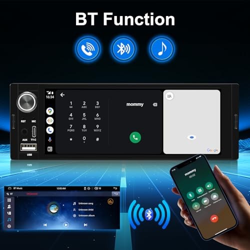 6.36-Inch Touchscreen Car Stereo – Linux System – Single 6.36-SD-02