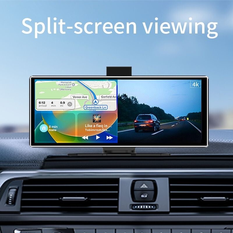 11.26″ Wireless CarPlay & Android Auto Screen with 64GB SD Card and Backup Camer