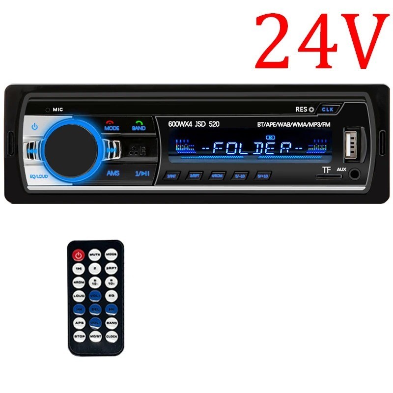 Bluetooth Car Stereo Audio In-dash FM AUX Input Receiver SD USB Mp3 Player