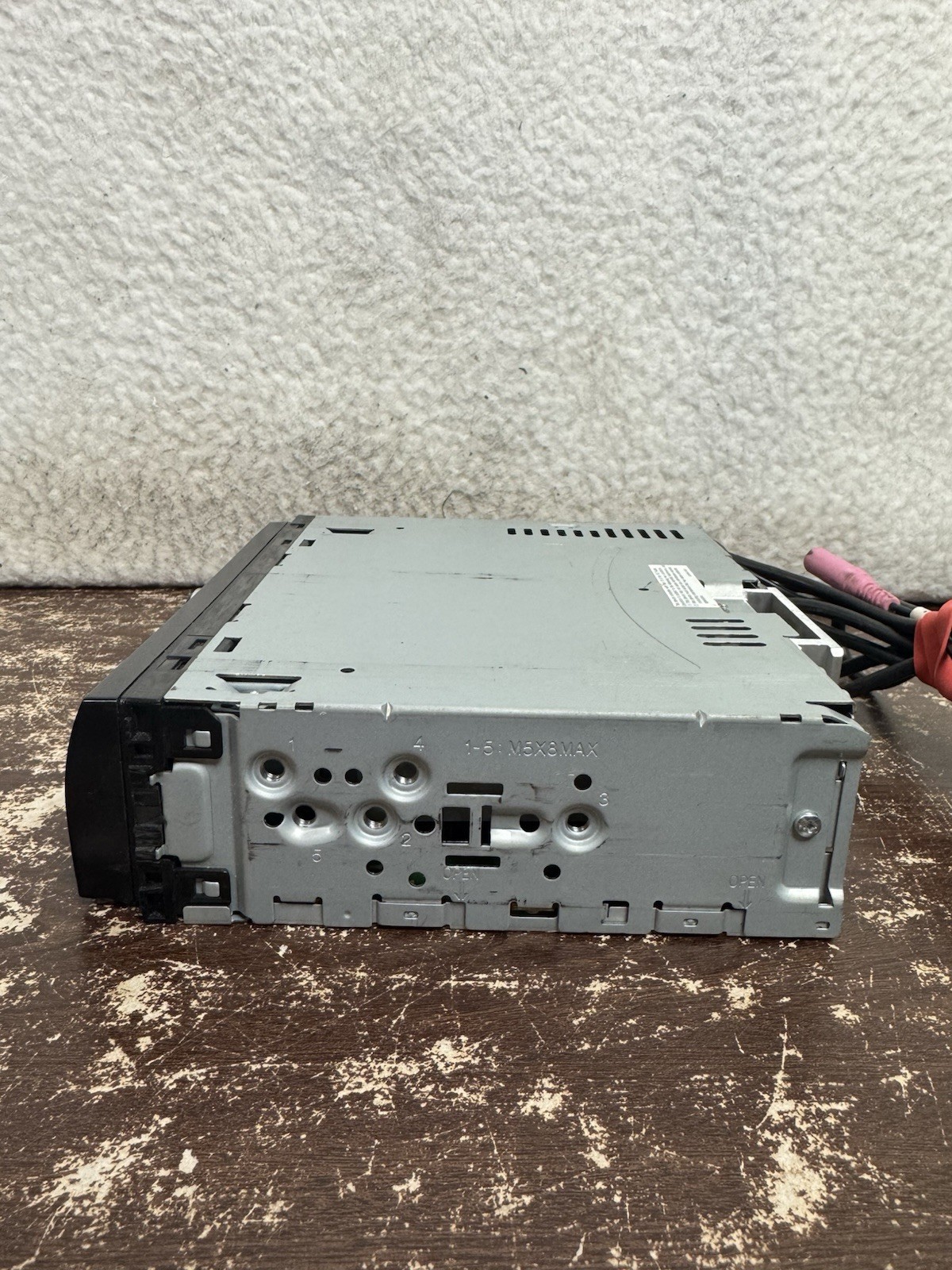 JVC Car Audio CD In-Dash Receiver Unit WITH REMOTE Model: KD-R730BT Tested Works