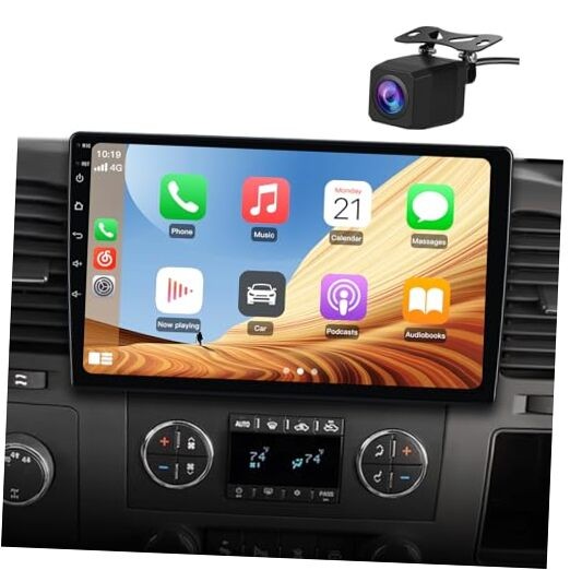 4Core 64GB Car Radio Stereo for Chevy Silverado 2GB+64GB with Backup Camera