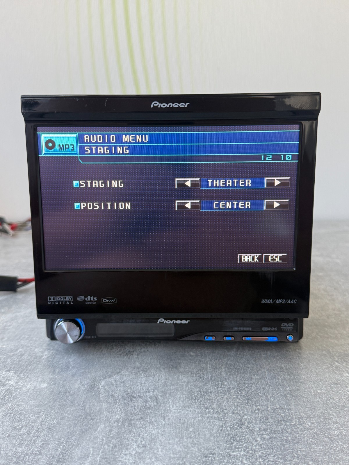 Pioneer AVIC-P5900DVD GPS Navigation DVD Head Unit Car Stereo Multimedia Receive