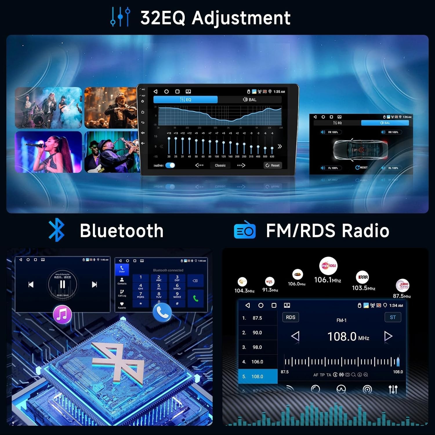8 CORE 4G+64G Car Radio Honda CRV 12-16 Carplay/Android Auto 9″” Touch Screen B