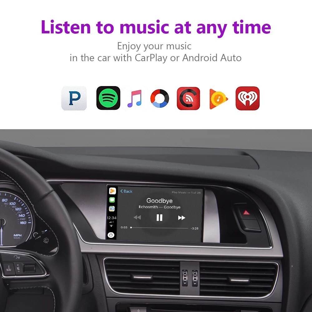 Wireless Apple CarPlay Android Auto for Audi A4 A5 2GMMI 2009-2015