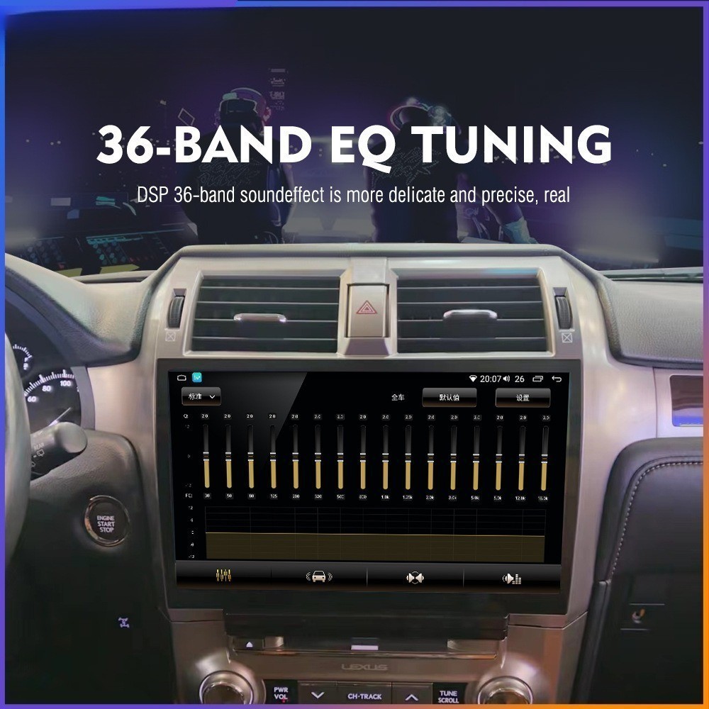 USED 13″ Android Car Stereo Radio Carplay WIFI AHD GPS Nav For Lexus GX400 GX460