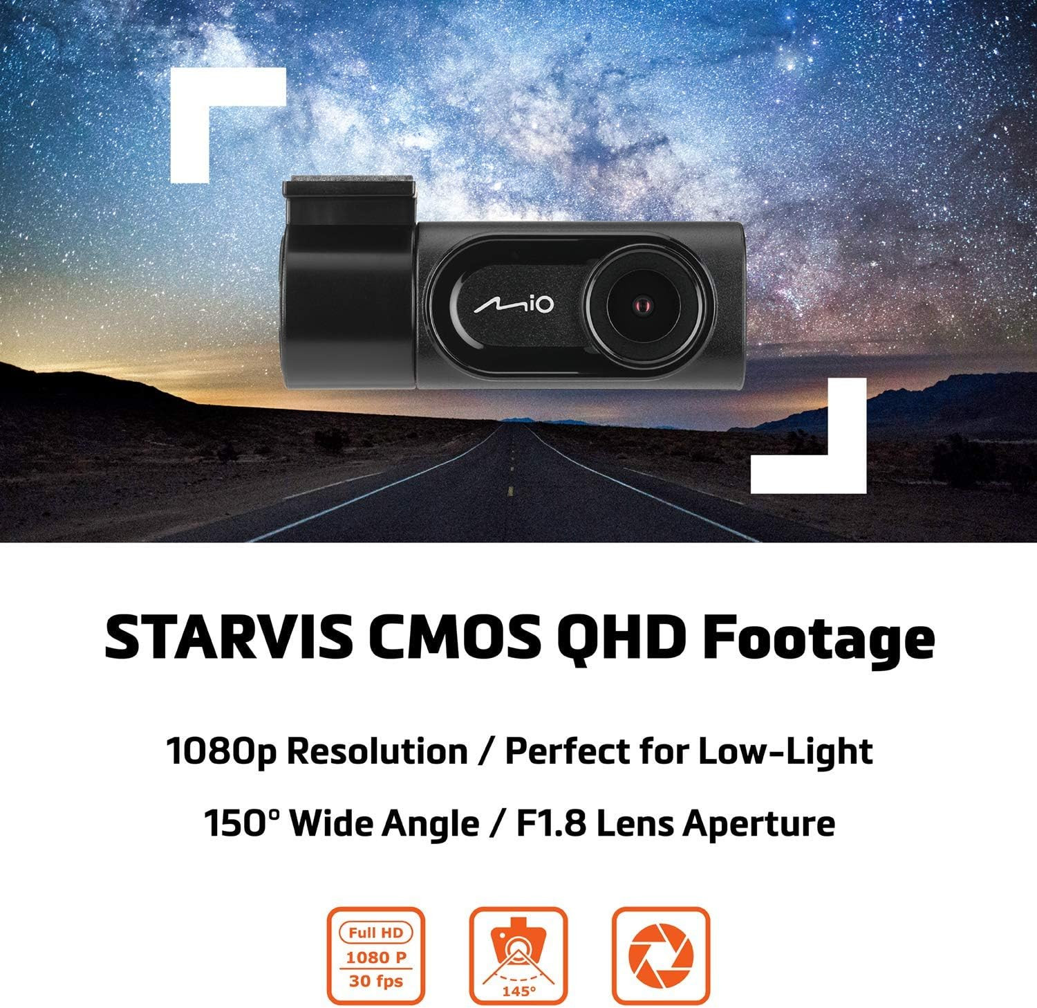 Mivue A50 Rear Car Security Camera with Sony’S Premium STARVIS Sensor Full HD 10