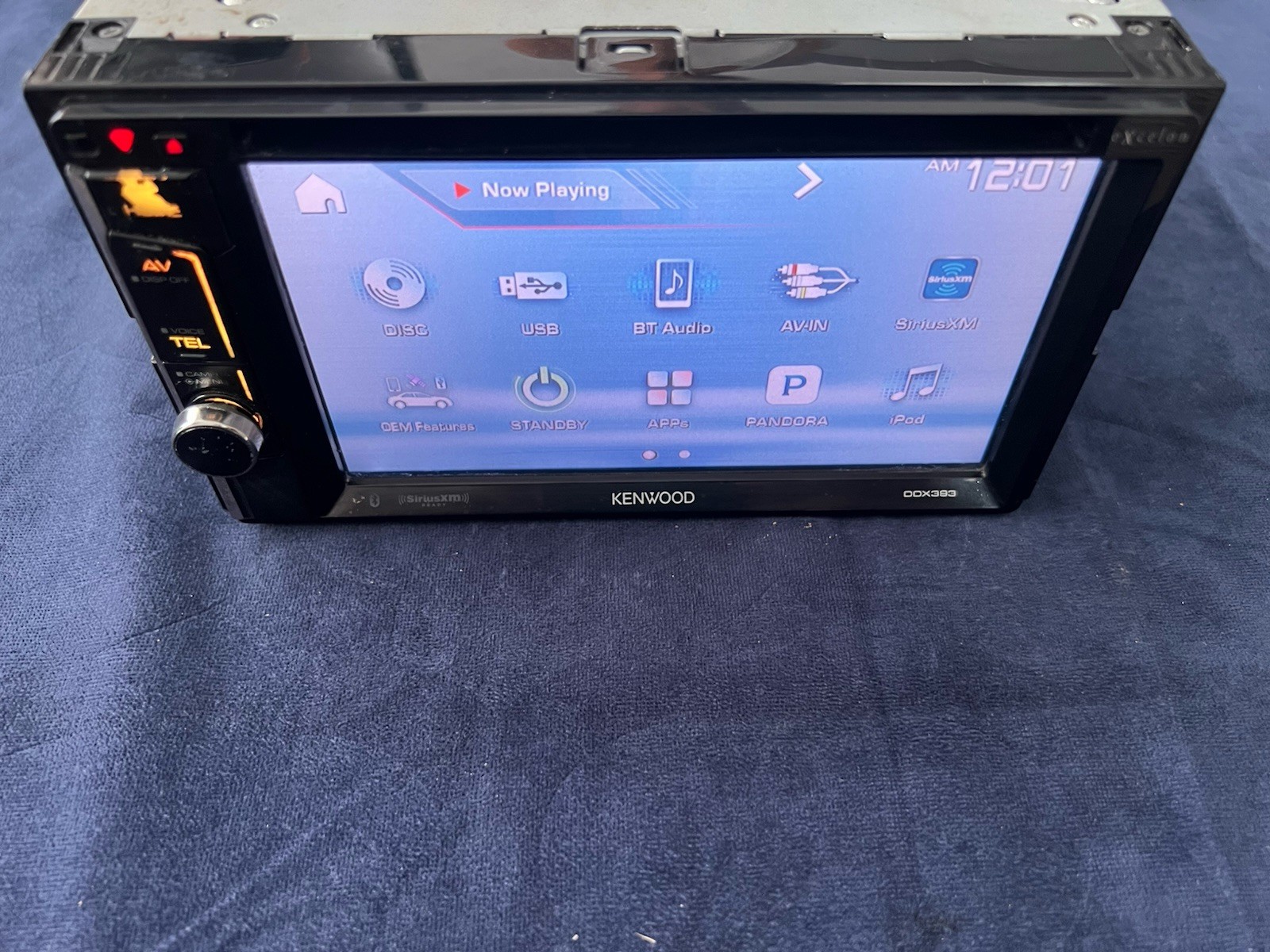 ⭐️Pre-Owned,TESTED⭐️ Kenwood BT|USB|CD|DVD|AM/FM-(DDX393)
