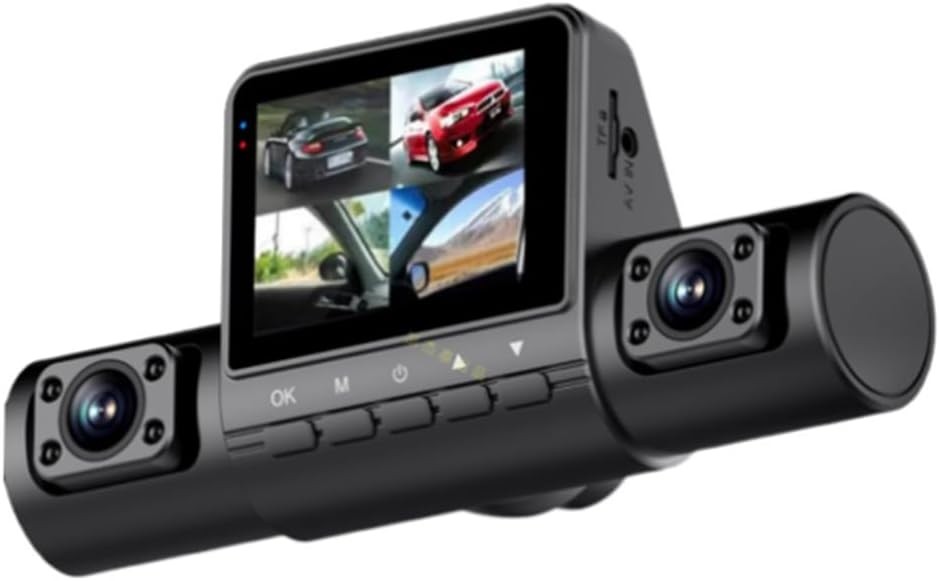 Car Quad-Record HD Night Vision Tachograph Car Front and Rear Left and Right