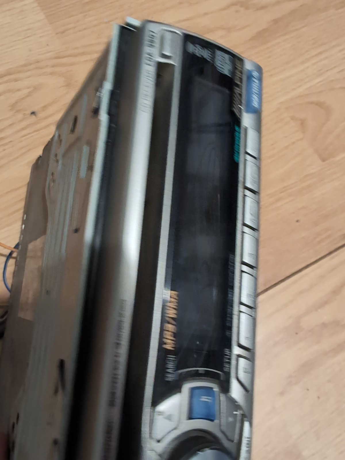 Old School Alpine Car Radio Media Xpander Mp3 XM WMA 50Wx4 4V Pre – FOR PARTS