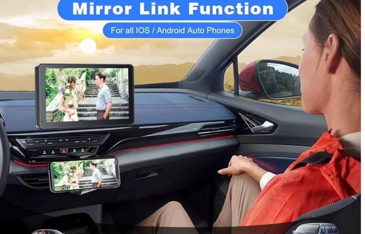 7” Portable CarPlay Android Auto Touch Screen Car Radio Stereo GPS FM BT NAVI