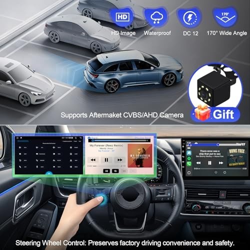 9″ Touchscreen Double Din Car Stereo for Subaru Forester & Impreza – Wireless Ca