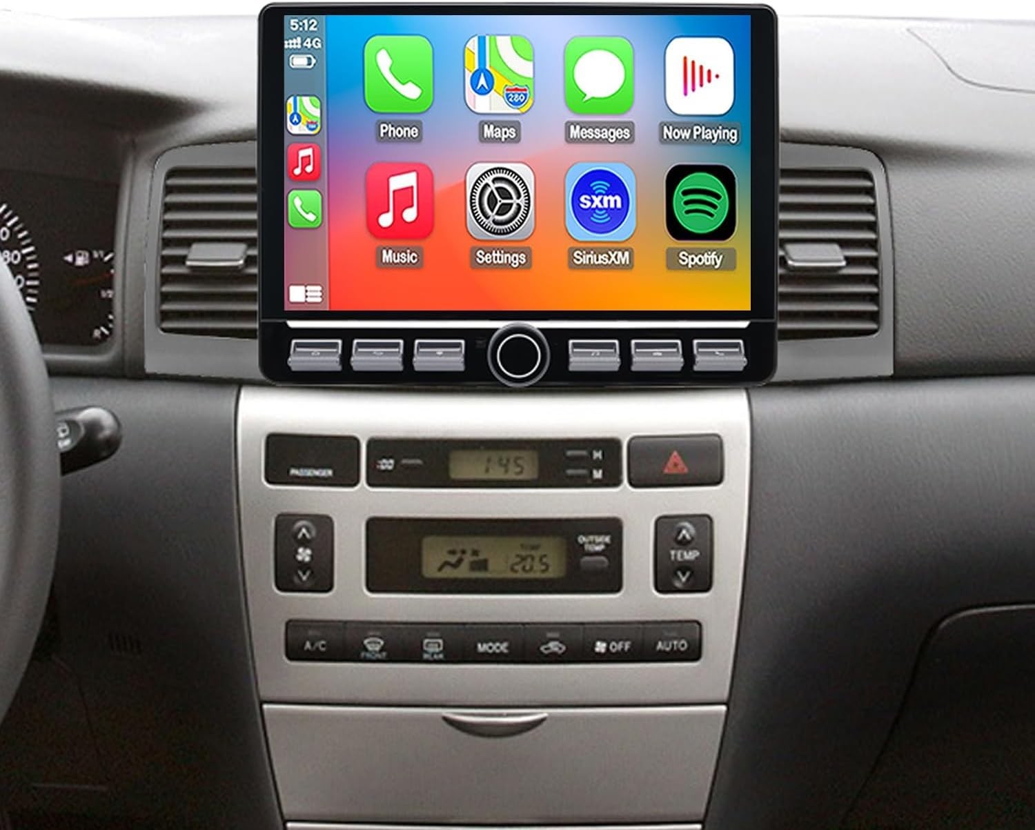 10.1″ 8Core 32G Android Auto Carplay Stereo for Toyota Corolla 2003-2008