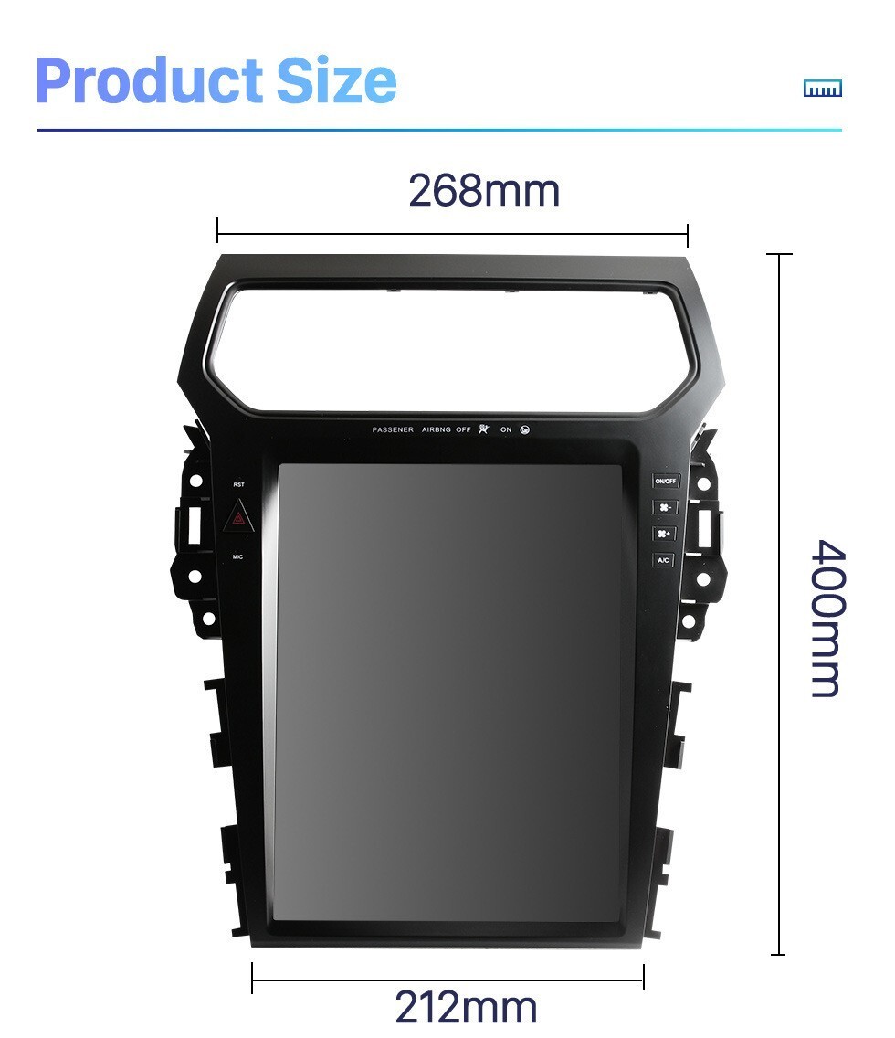 12.1″ Android Car Radio Stereo For Ford Explorer 2011-2019 GPS Navi Auto Carplay