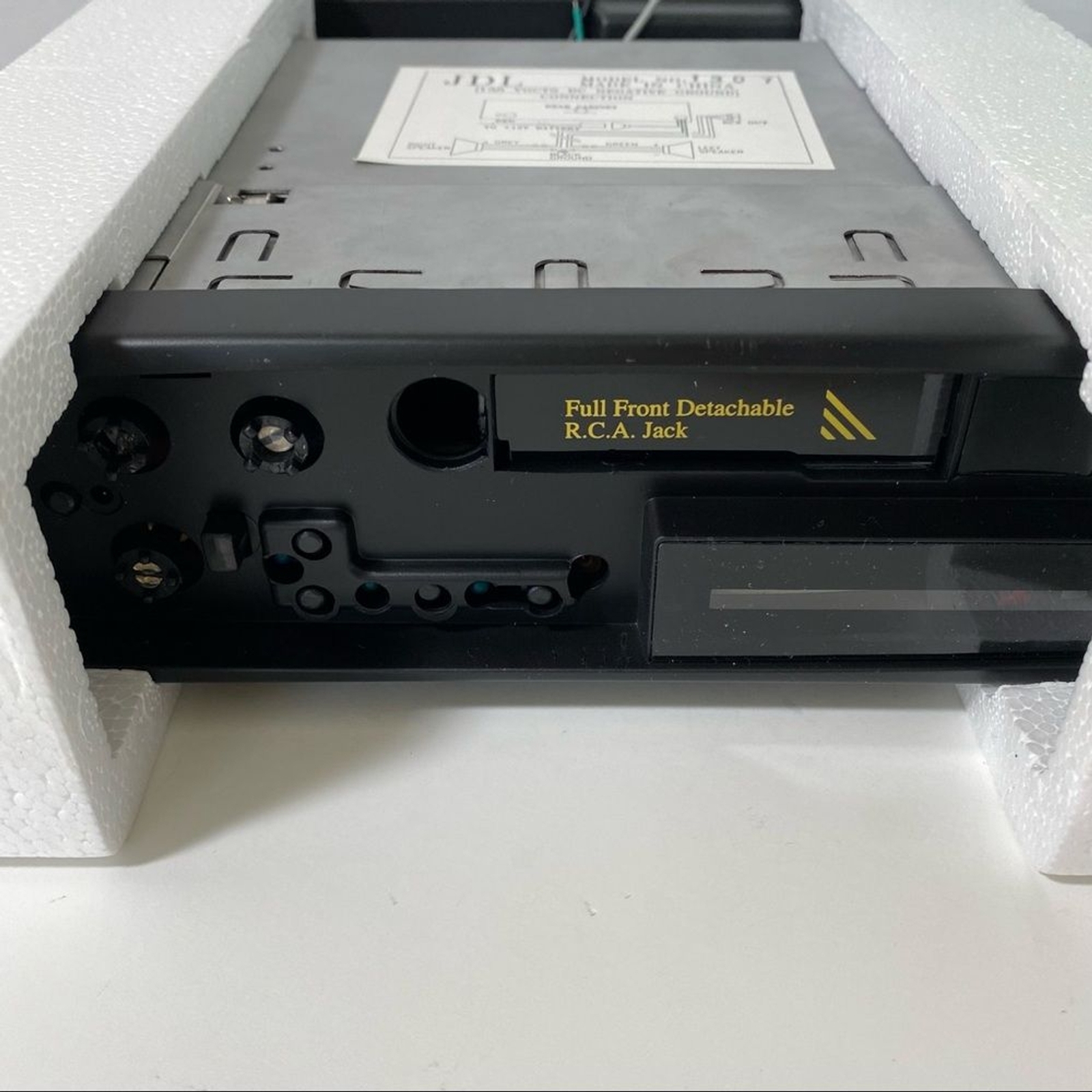 JDL $345 Detachable Face Car Radio System NIB #1307 Lighted, BRAND NEW OPEN BOX