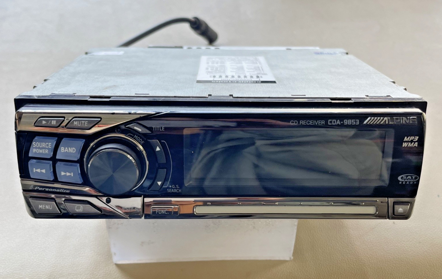 Old School Alpine CDA-9853 MP3/WMA CD Receiver, Video Available — Sped up 1.5x