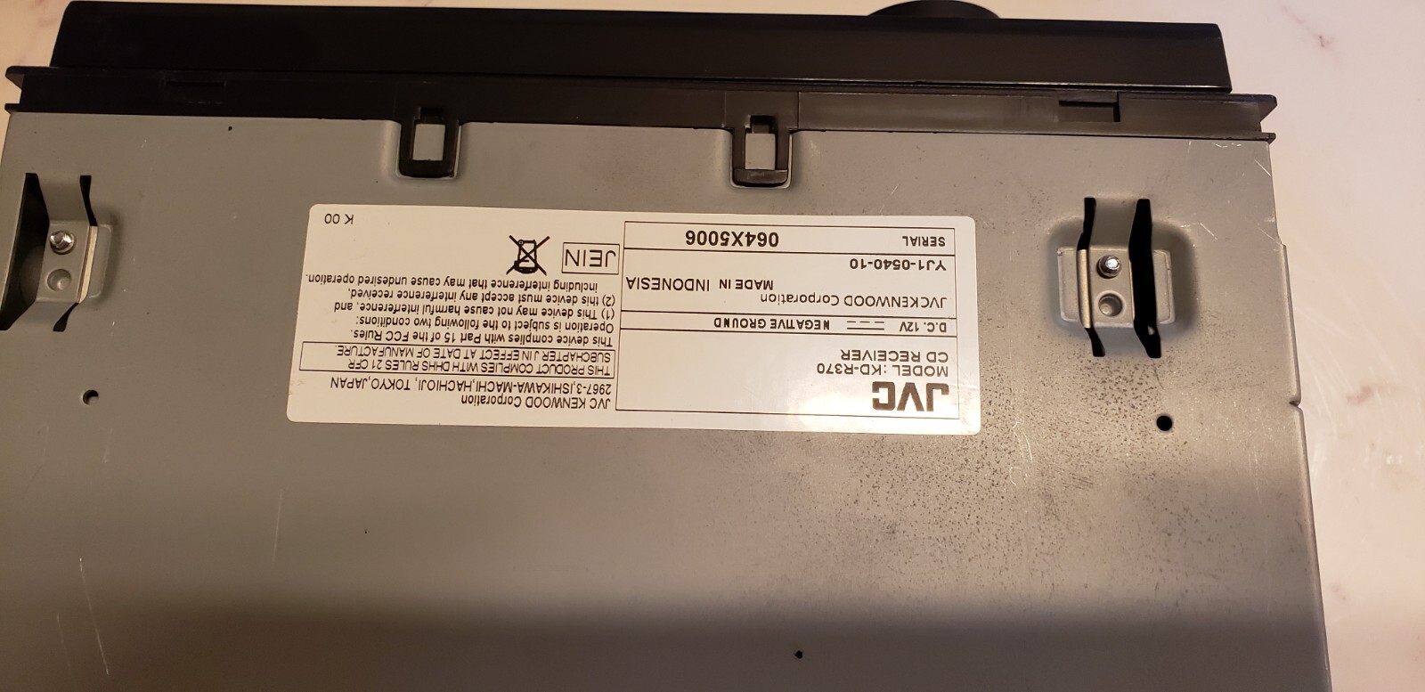 JVC kd-r370 cd player