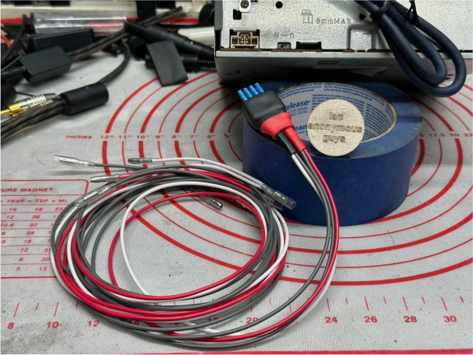 Audio Input Plug High or Low Level Signal for KENWOOD RD-380 Vintage Old School