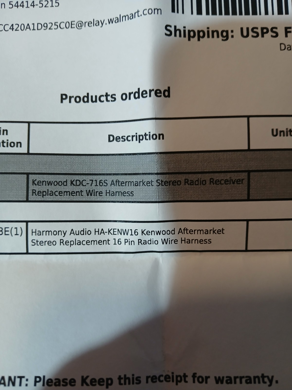 Kenwood KDC-716S Receiver, Remote, Instruction Manual, Complete, In Box, Rare