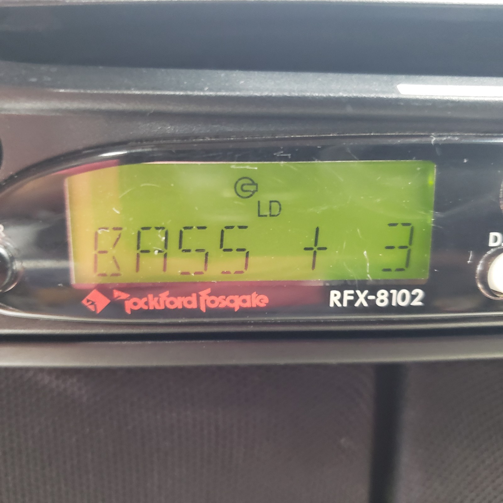 Old School Rockford Fosgate RFX-8102 AM/FM CD Player Detachable Face Car Stereo