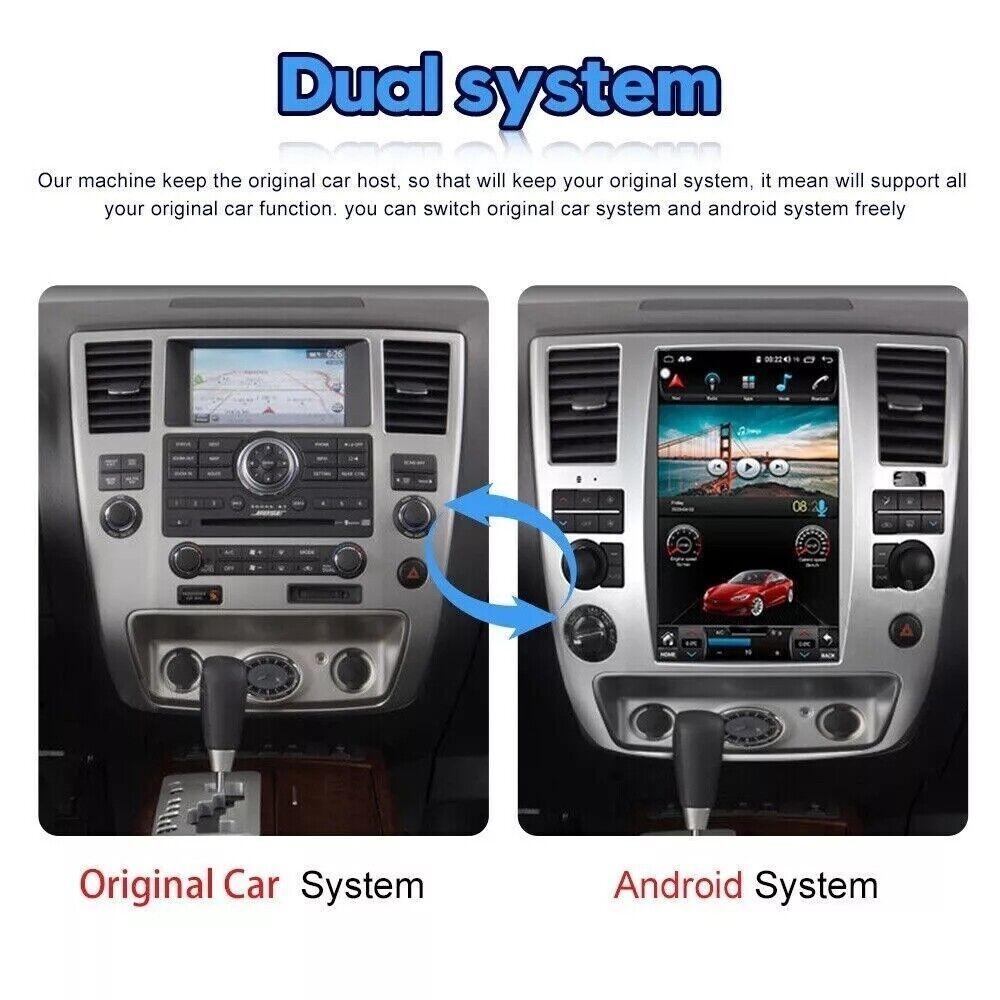 12.1” For Nissan Armada 2008-2010 Car Radio GPS Navigation Auto Carplay Upgrade