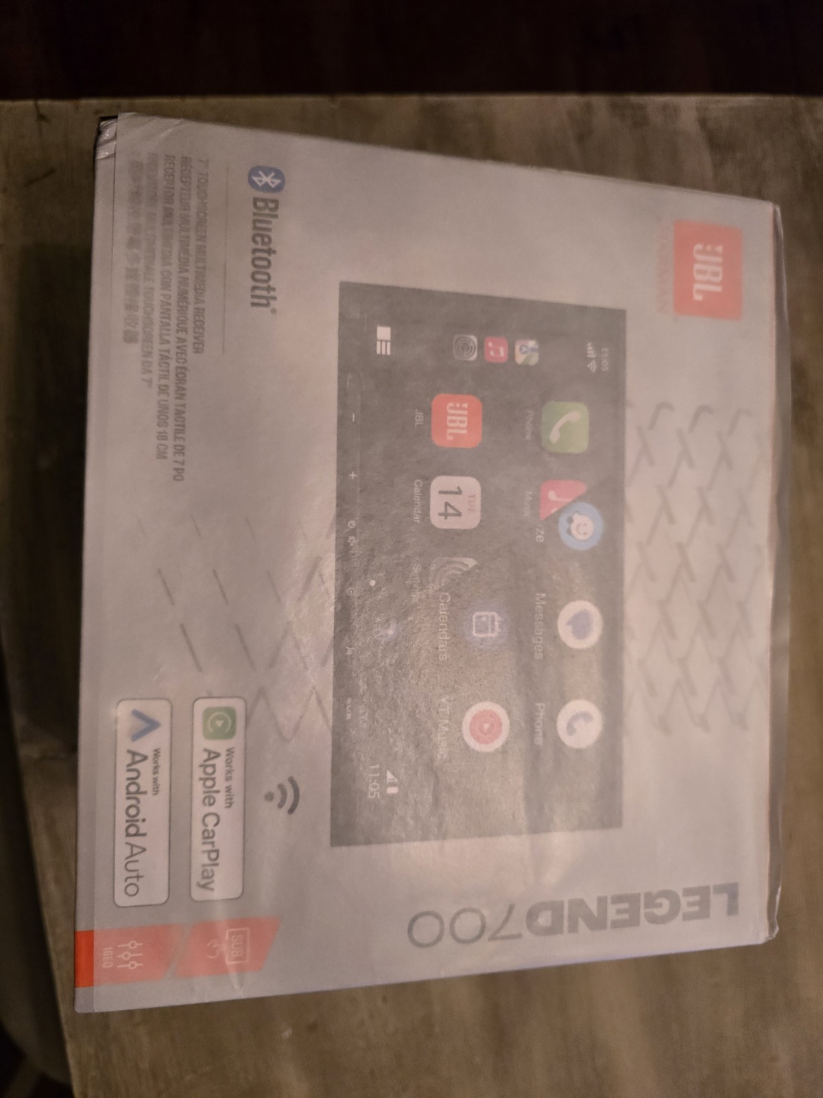 JBL Legend 700 2-Din 7 inch Touchscreen Car Stereo Apple CarPlay Android Auto