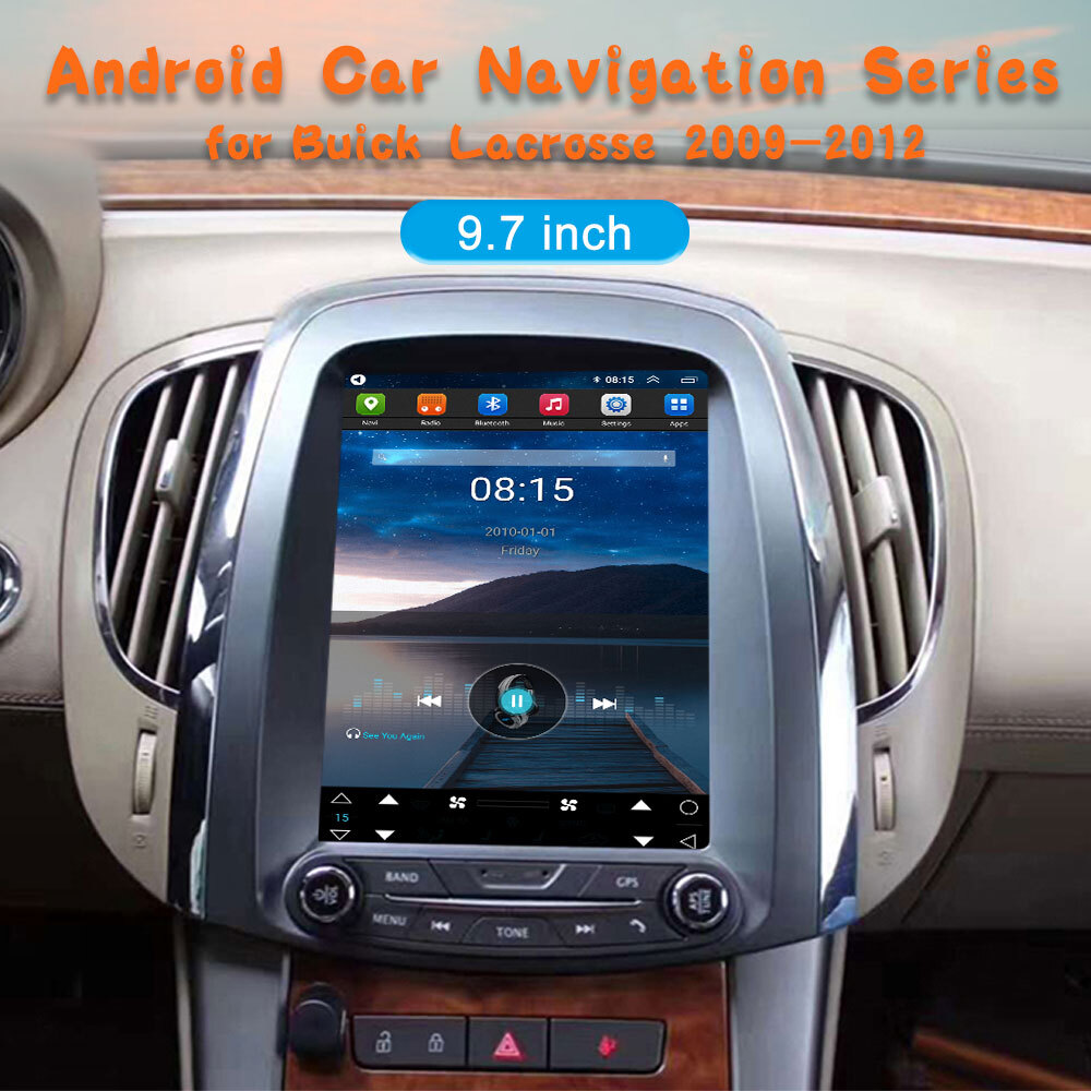 For Buick Lacrosse 2009-2012 Android 14 Car Stereo Radio GPS Navigation WIFI BT